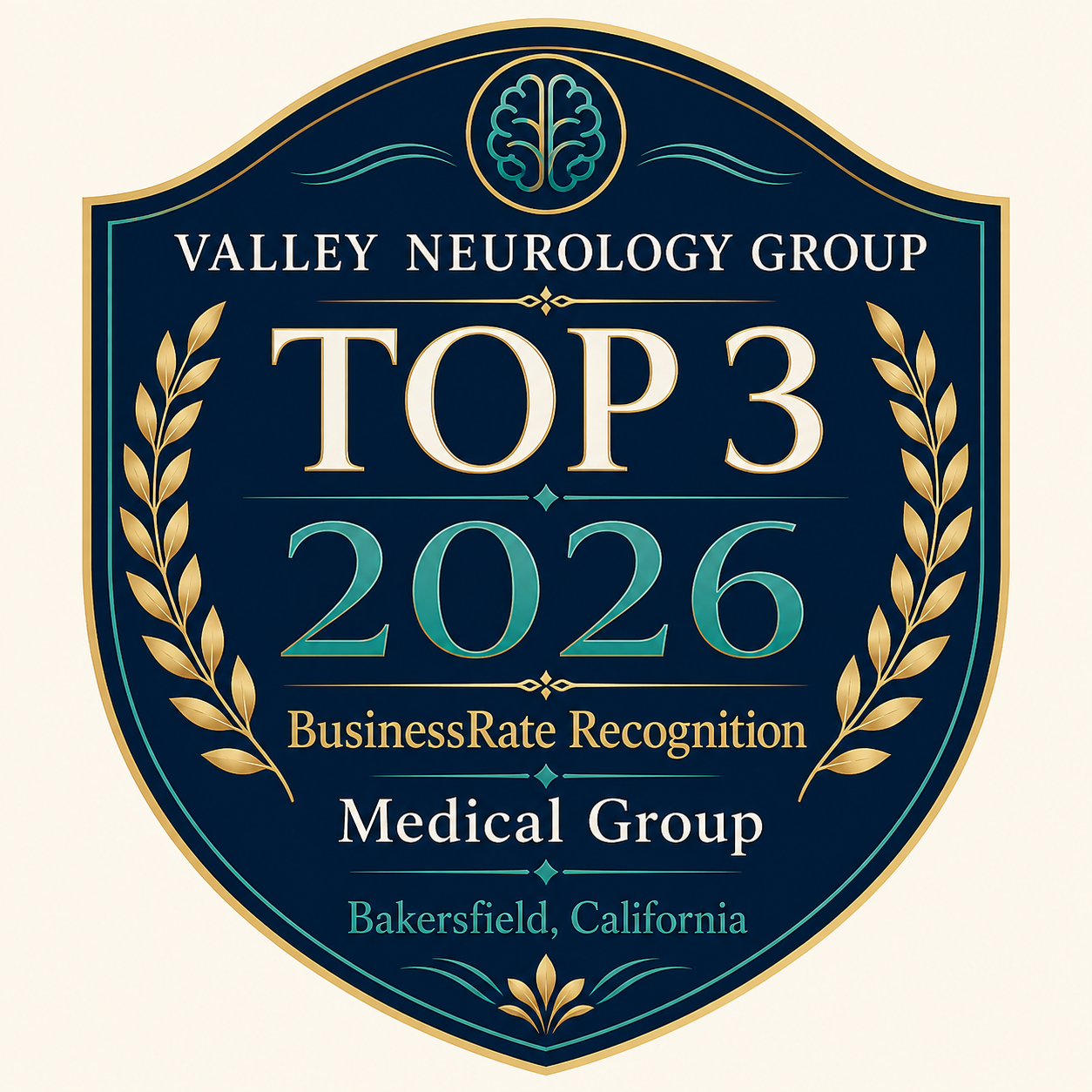 VNG BusinessRate Top 3 2026 recognition in Medical Group, Bakersfield, California